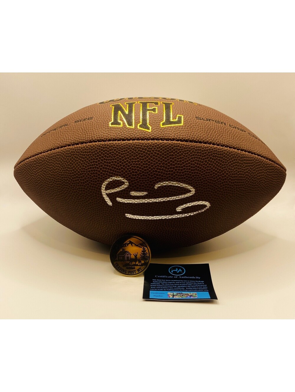 Patrick Mahomes Signed Football With COA (150687) (Chiefs)